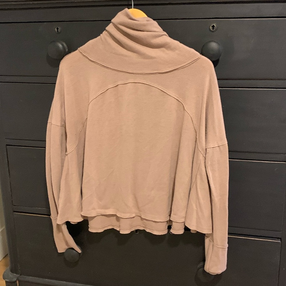 Cowl neck sweater. Light weight.